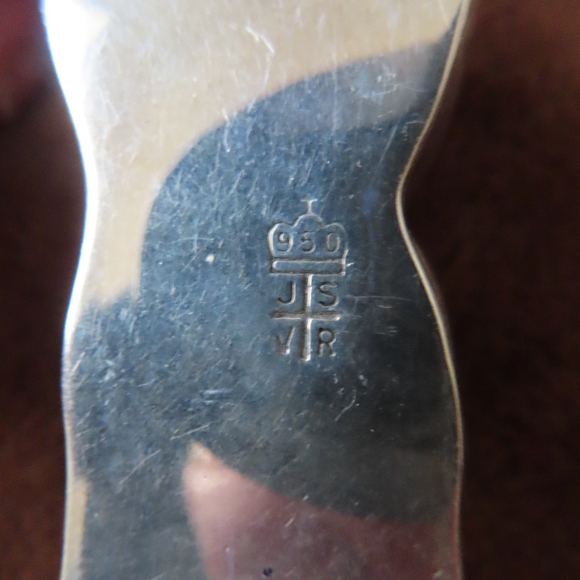 rare Jacqueline Smiley Vintage Revival Signed 950 Pepper Shaker Pendant 35.3g - Picture 5 of 6